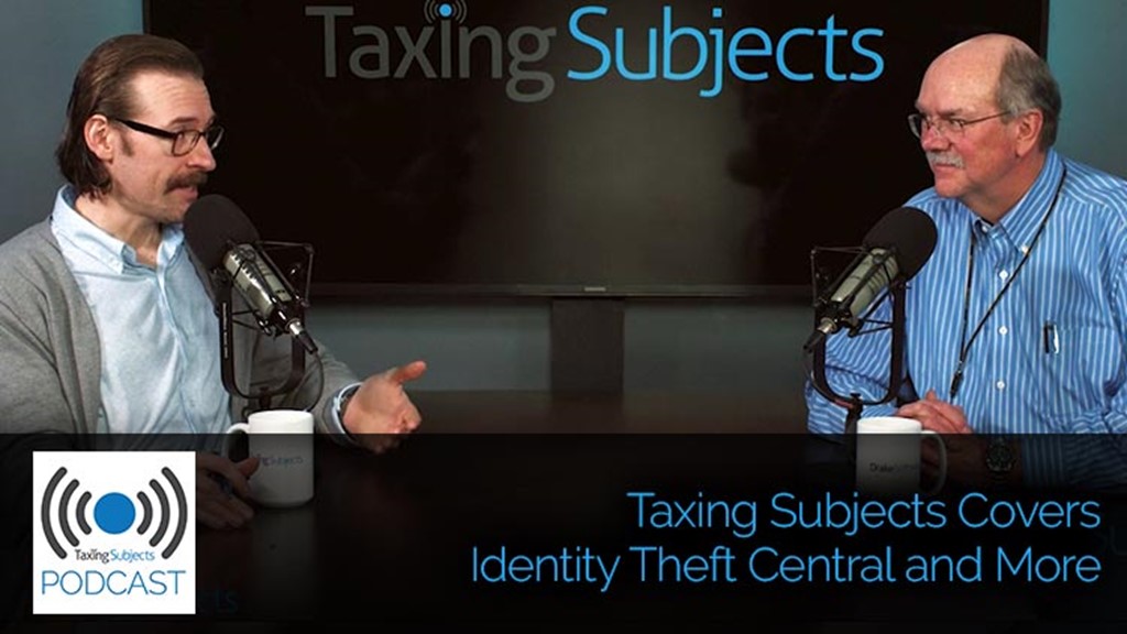 Taxing Subjects Covers Identity Theft Central and More - E39